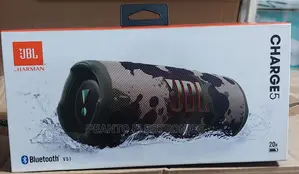 JBL Charge 5 Portable Waterproof Speaker-Camouflage
