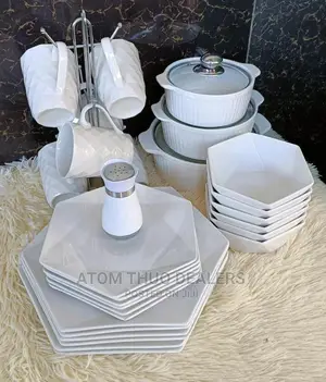 30 PCS Hexagon Dinner Set