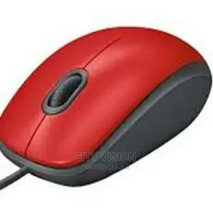 Logitech USB Silent Mouse M110 - Red