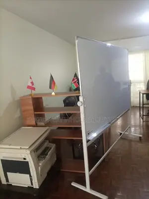 Single Sided Whiteboard 5ftx4ft With Wheeled Stand