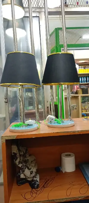 Table Lamp With Translucent Shades