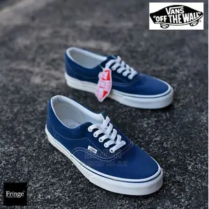 Blue Off the Wall Vans