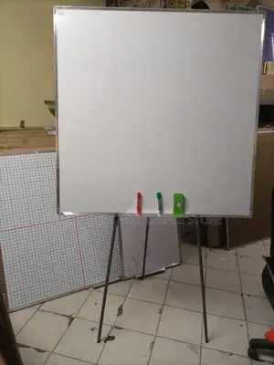 Whiteboard 4ftx4ft With Metallic Tripod Whiteboard Stand