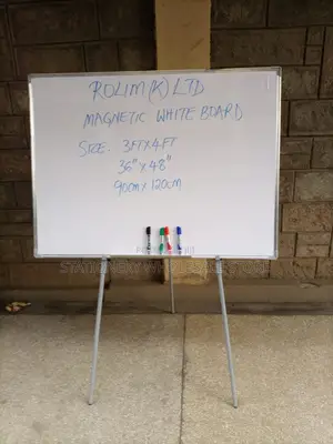 Whiteboard 3x4, 4 Markers,1 Eraser and Whiteboard Standstand