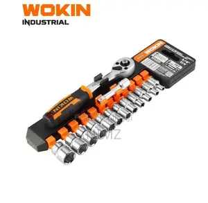 Wokin 14pc 1/2" Ratchet Handle With Socket Set