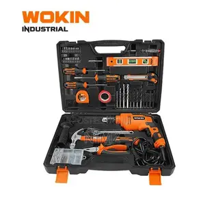 Wokin Household Tool Set Complete Tool Box With Drill 116 PC