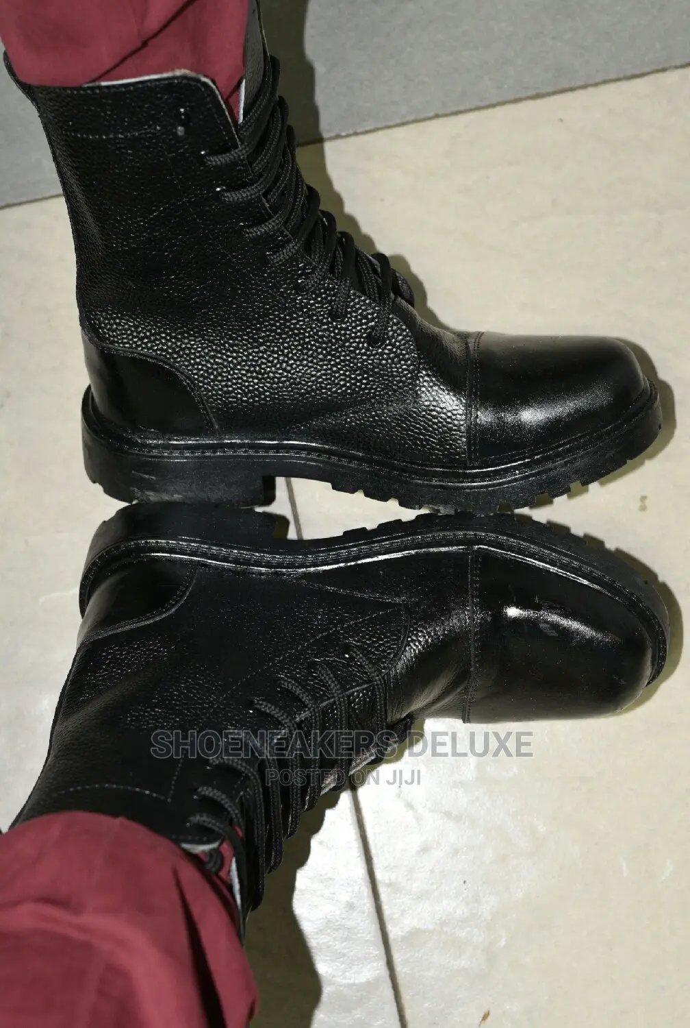 Security Leather Boots