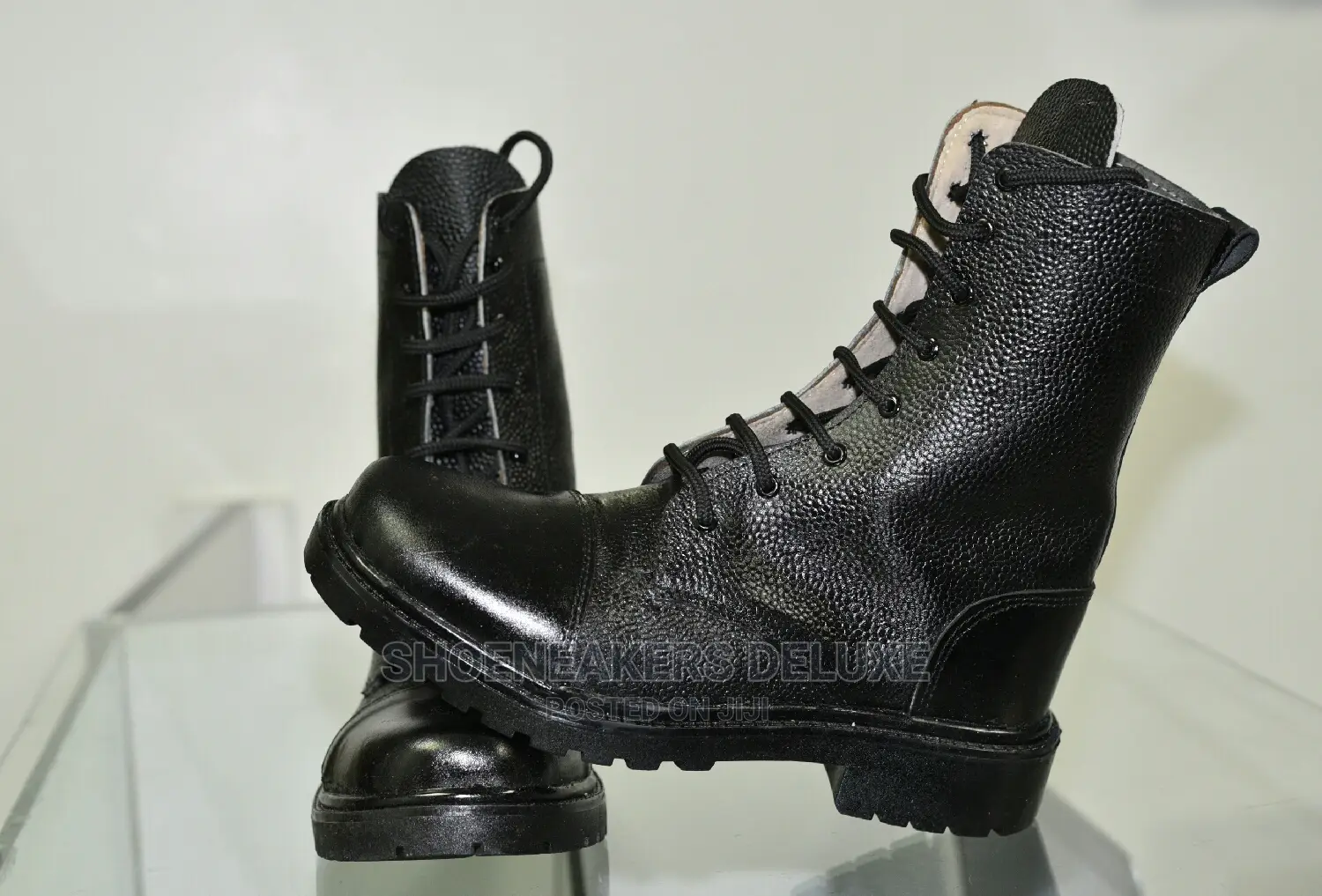 Security Leather Boots