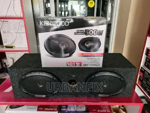 Brand New Kenwood 500 Watts Speakers With Cabinet