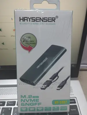 USB-C 10gbps M.2 Nvme Pcie SSD Enclosure - Aluminum Casing