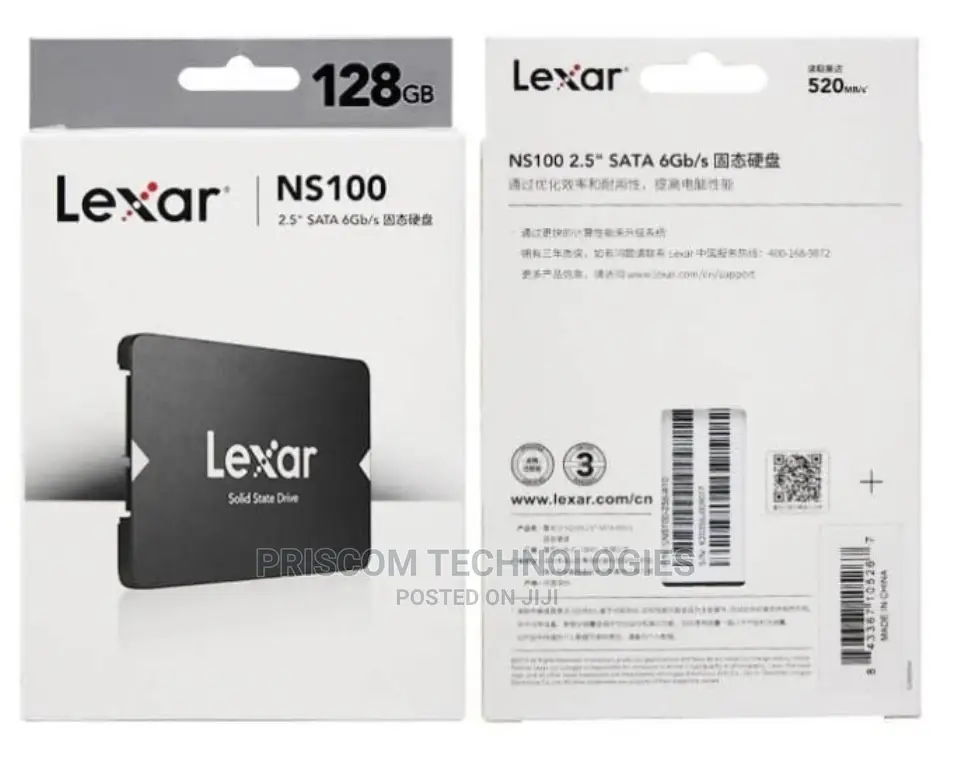 Lexar 128GB SSD.2.5", Lexar 128GB SSD 2.5" Lexar - ORIGINAL