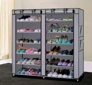 Dould Column Shoerack With Cover