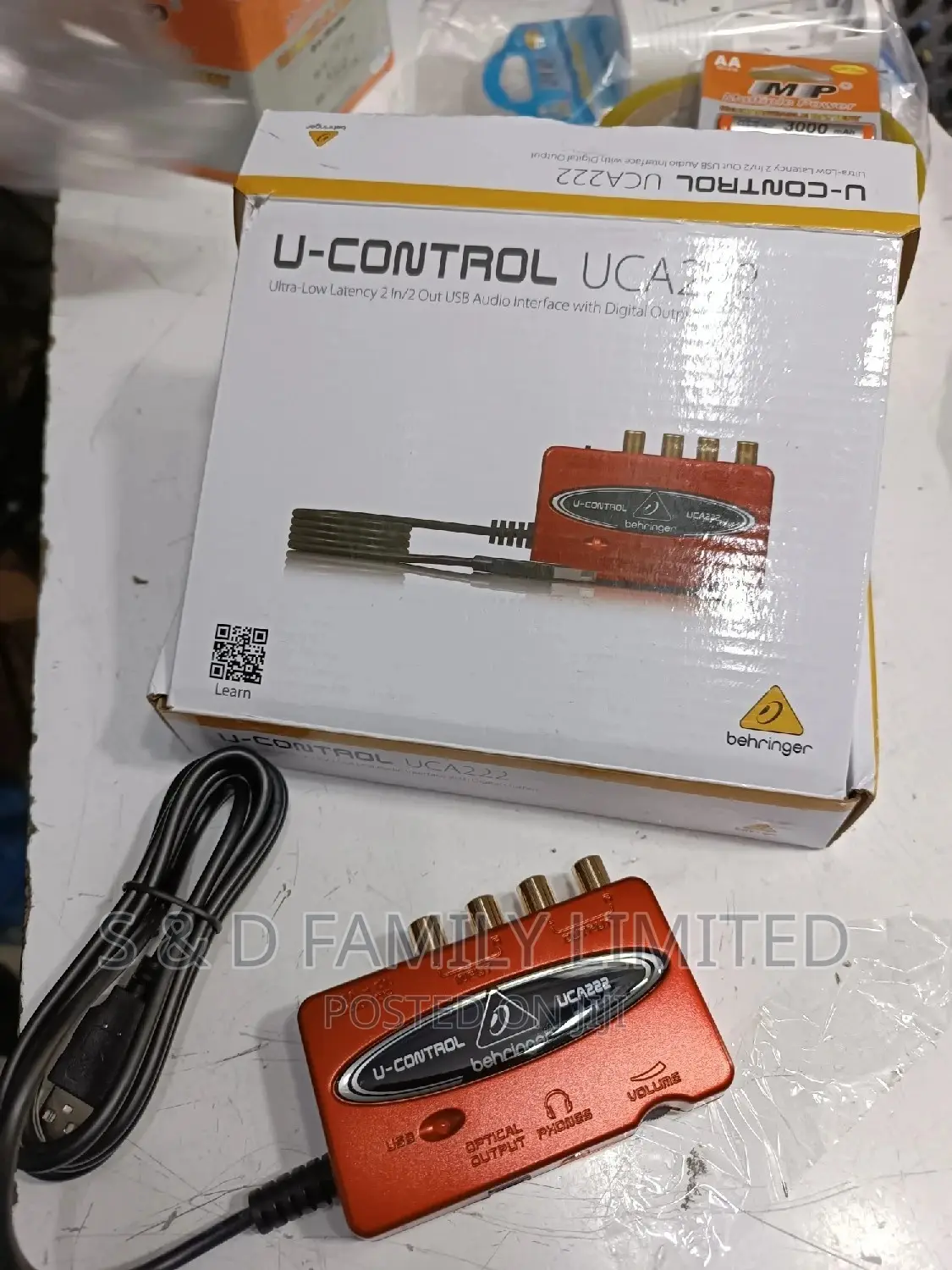 U-Control UCA222 USB Audio Interface