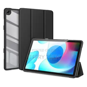 Oppo Realme Pad Tablet Shockproof Case Cover-Black