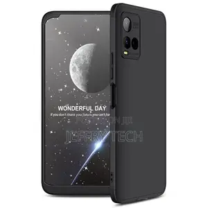 Generic Vivo Y21 2021 3 in 1 Hard PC Case - Black