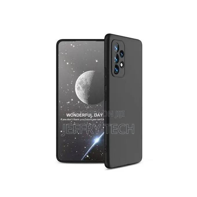 Generic Samsung Galaxy A53 5G 3 in 1 Hard PC Case -Black