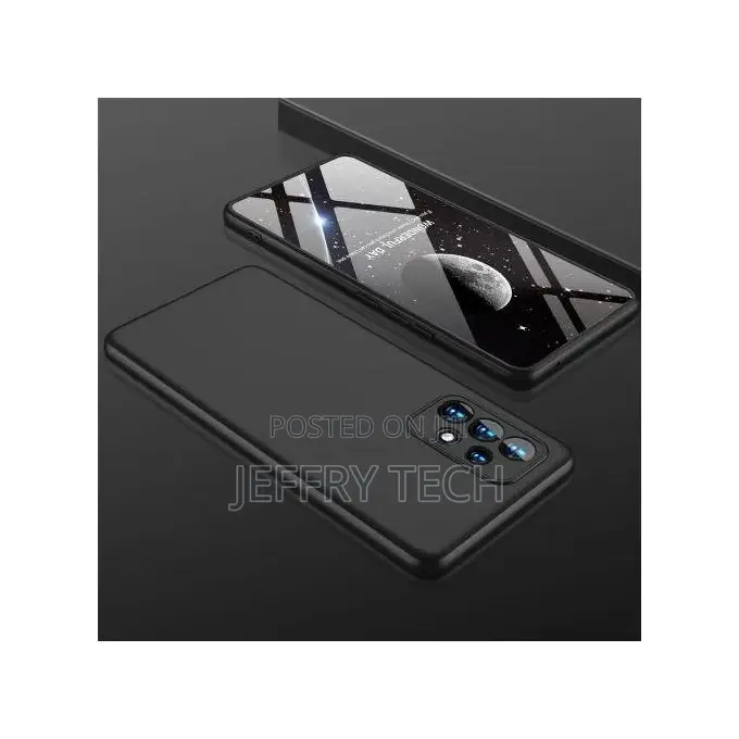 Generic Samsung Galaxy A53 5G 3 in 1 Hard PC Case -Black
