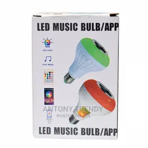 LED Music Smart Bulb With Bluetooth Speaker