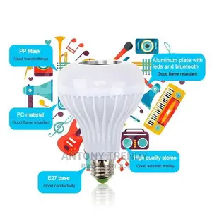 LED Music Bulb E27 LED RGB Music Bulb Bluetooth
