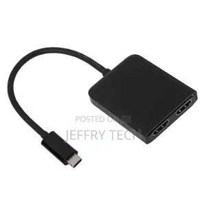 USB-C USB 3.1 Type C to Dual HDMI Converter Adapter Cable Mi