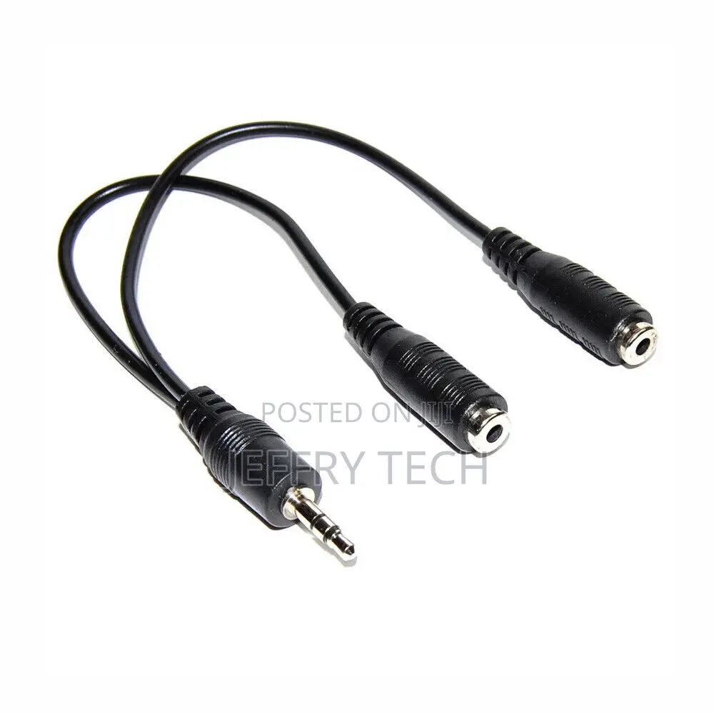 3.5mm Audio / Headphone Earphone Stereo Splitter Cable 1 Mal