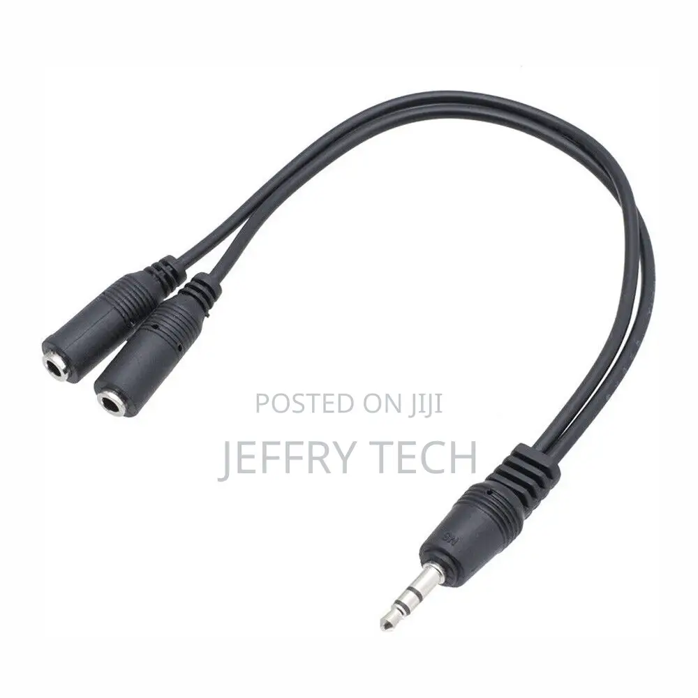 3.5mm Audio / Headphone Earphone Stereo Splitter Cable 1 Mal