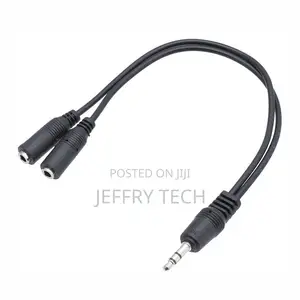 3.5mm Audio / Headphone Earphone Stereo Splitter Cable 1 Mal