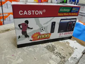 Caston St-6050u Radio With USB/FM/Rechargeable