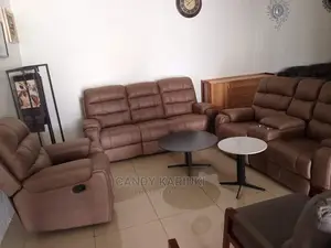 Elegant 6 Seater Recliner Sofa Set
