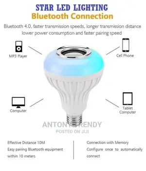 LED Bulb With USB Port Remote Control