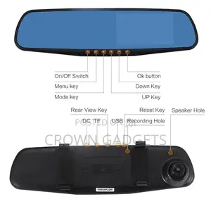 Dash Cam Front Rear and Inside 1080P