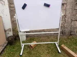 Magnetic Whiteboard With Castor Wheeled Whiteboard Stand