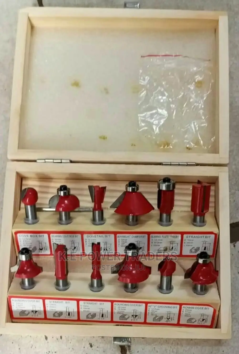 Precision Cutting 12 Pieces Router Bits