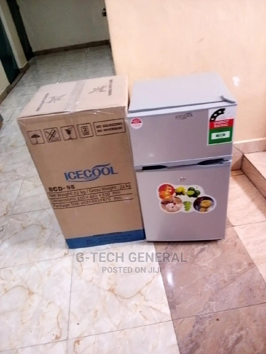 BCD-98 Double Door 98l Refrigerator