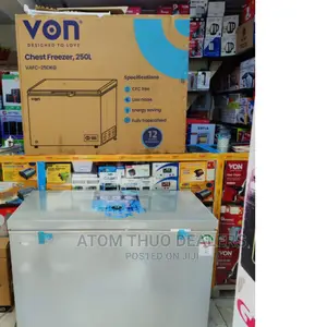 New 250 Litres Von Chest Freezer Von,*