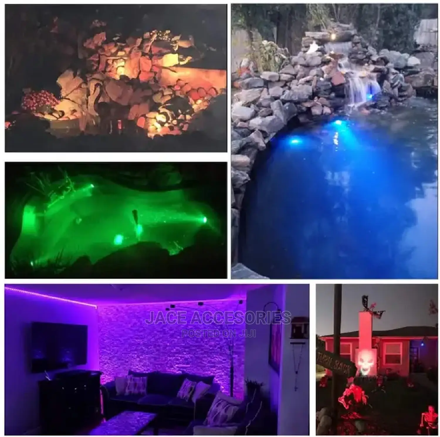 5 in One Waterproof Led Submersible Lights for Pool