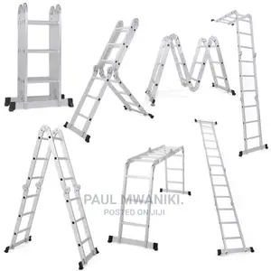 4 by 3 Aluminium Multipurpose Ladder. 12ft.