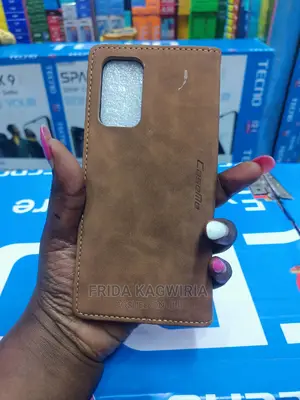 Brown Caseme Leather Cover for Samsung A73