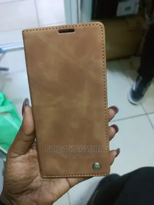 Brown Caseme Leather Cover for Samsung A73