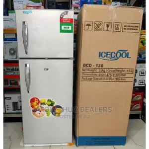 ICECOOL 138LITRES DOUBLE Door Fridge