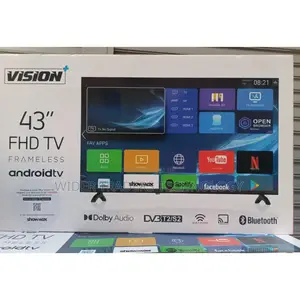 Vision Plus 43"
Frameless Smart
Android Full HD LED 
Tv