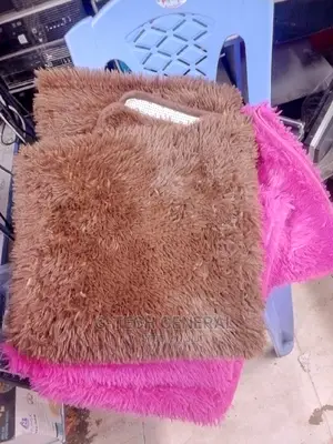 Brown 5*8 Brand New Fluffy Carpet
