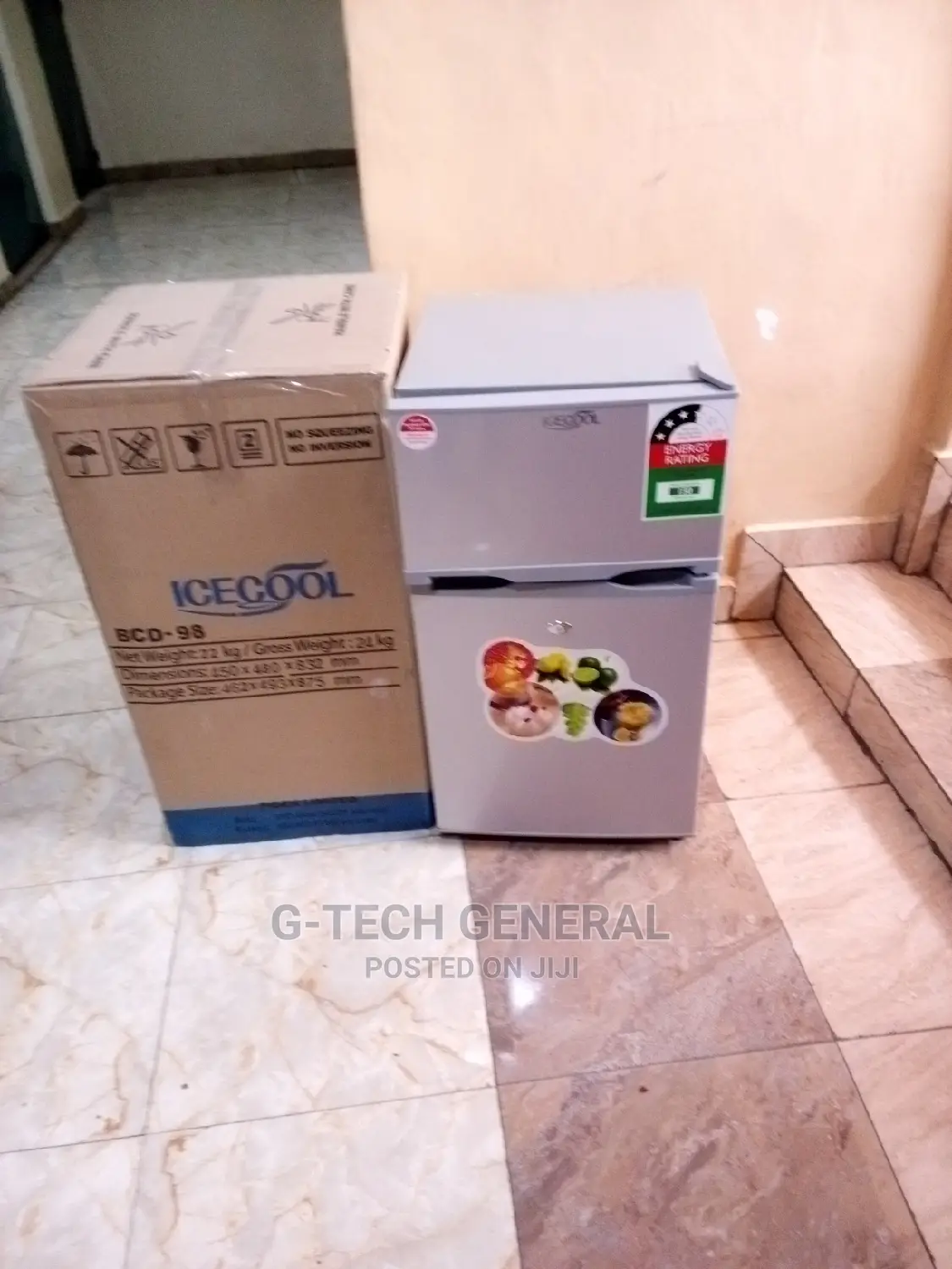 Icecool Double Door 98l Refrigerator