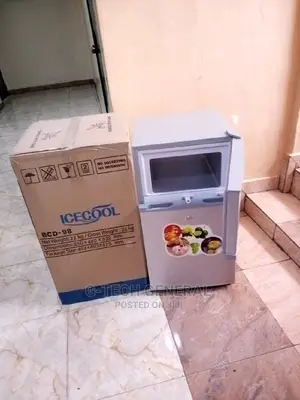 Icecool Brand New 98l Double Door Refrigerator