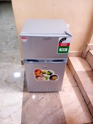 Icecool Silver Refrigerator -98l Double Door