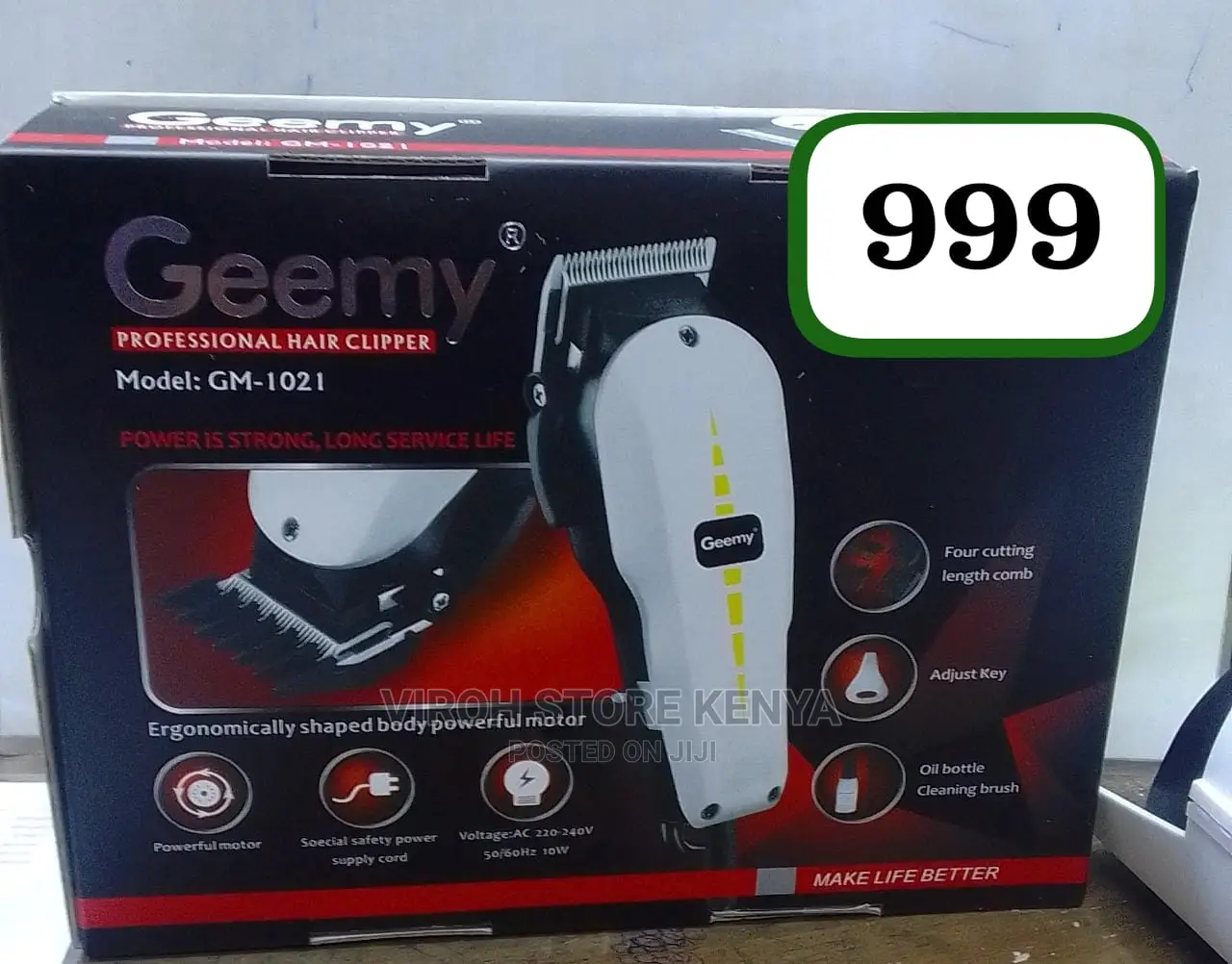 Geemy Professional Hair Clippers Shaver