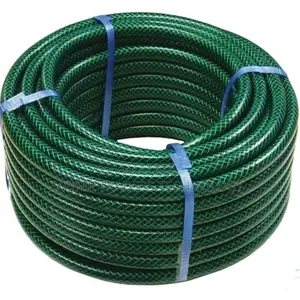 PVC Water Hose, Zebra, 2 Color Stripes Size: 1/2" X 60 FT