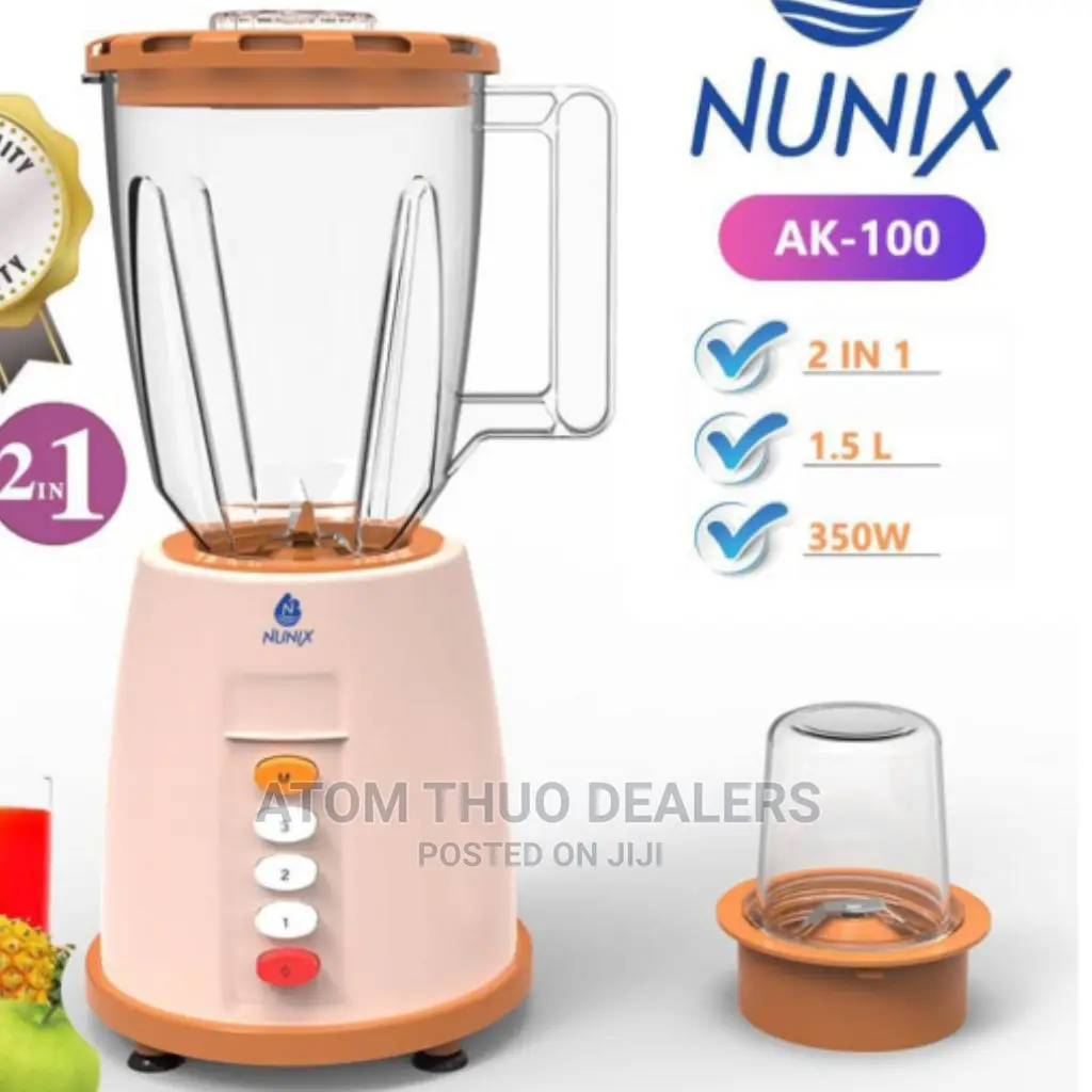 2 in 1 Nunix Blender With Grinder