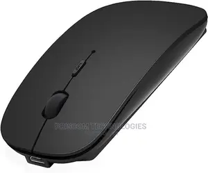 Black Rechargeable Wireless Mouse for Laptop, PC, Macbook