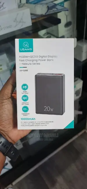 USAMS US-CD192 PD 20W 10000mah Fast Charging Power Bank